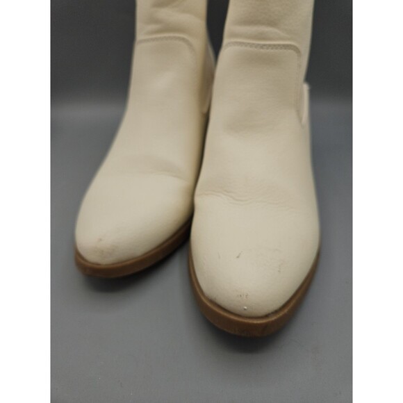 Old Navy Western Ankle Bootie Women's Sz 9 Bone Zip Bourne Toe S/409439-00 - Picture 2 of 10